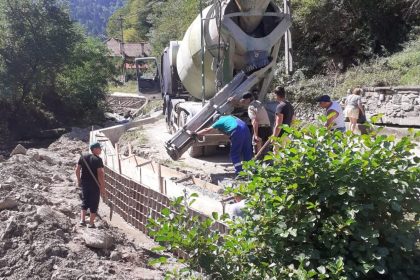 Malul parau lui Tilisc a consolidat cu 60000 lei