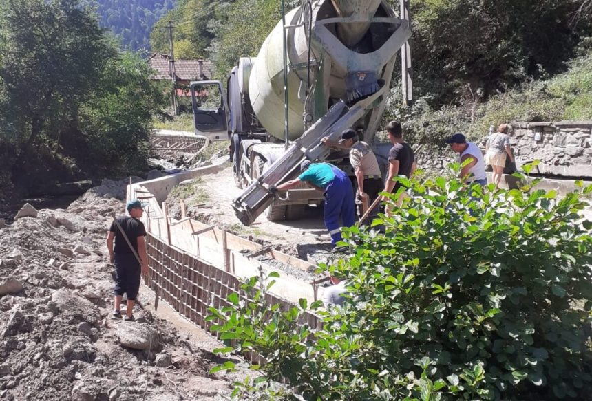 Malul parau lui Tilisc a consolidat cu 60000 lei