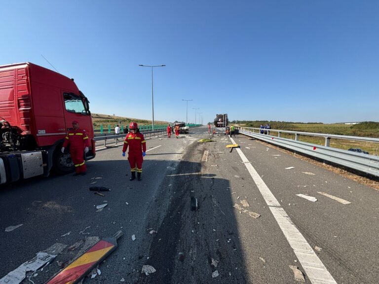Muncitorii ucisi de un TIR pe A1 la Boita