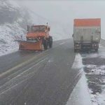 Polei si zapada pe Transalpina circulatie restrictionata pana miercuri