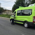 Politia a inspectat microbuzele scolare din Sibiu un sofer sanctionat