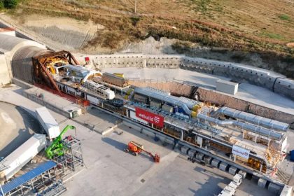 Primele imagini cu cartia pentru Tunelul Poiana A1 Sibiu