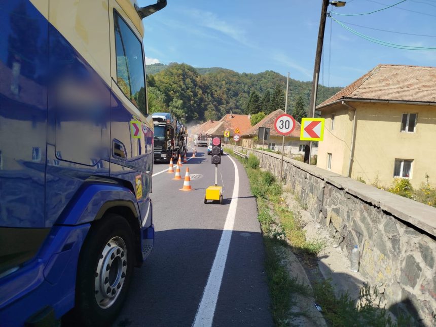 Restrictii de trafic pe DN1 si DN7 circulatie dificila in Valea Oltului