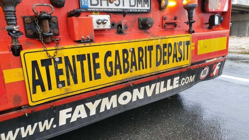 Transporturi agabaritice duminica in judetul Sibiu