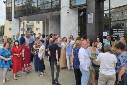 Weekend agitat in Capitala Protest la Ministerul Finantelor