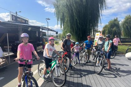 Zambete biciclete si inghetata la Cibin Bike Day