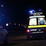 Accident pe timp de noapte a intrat beat intr un parapet