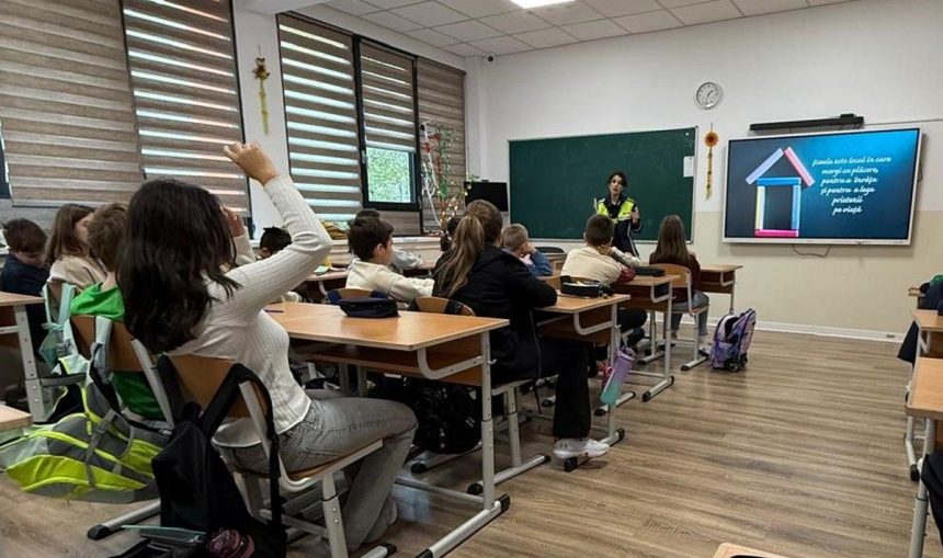 Actiune de prevenire a politistilor din Sibiu