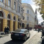 Agitatie mare in centrul Sibiului langa PSD