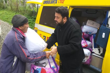 Arhiepiscopia Sibiului a oferit ajutoare varstnicilor singuri