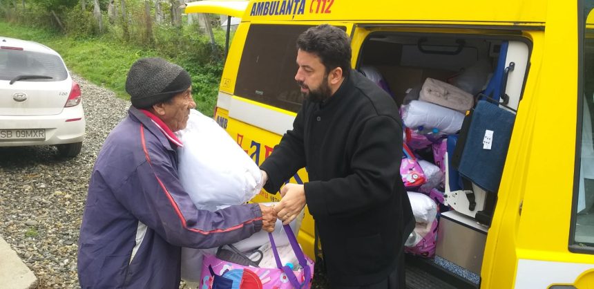 Arhiepiscopia Sibiului a oferit ajutoare varstnicilor singuri