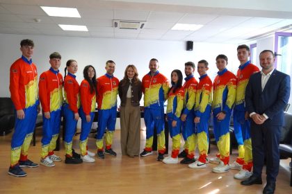 Campionii de la Puma Club Sibiu intampinati la Consiliul Judetean