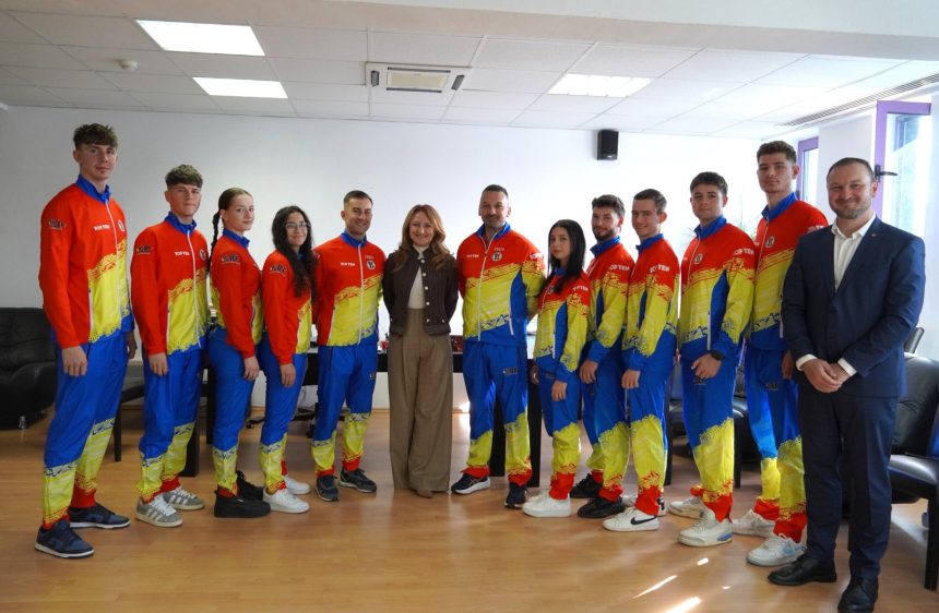 Campionii de la Puma Club Sibiu intampinati la Consiliul Judetean