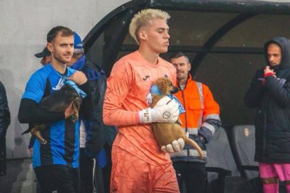 Catelusii care au furat startul meciului FC Inter Sibiu
