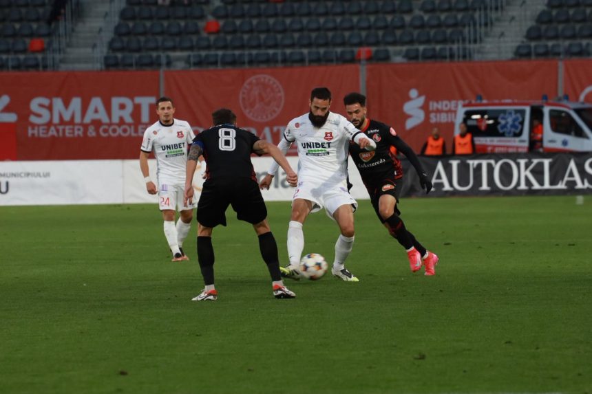 FC Hermannstadt pierde cu Miercurea Ciuc si cade in clasament