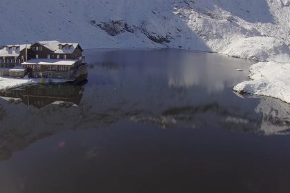 Iarna in octombrie ninsoare si frig in Sibiu