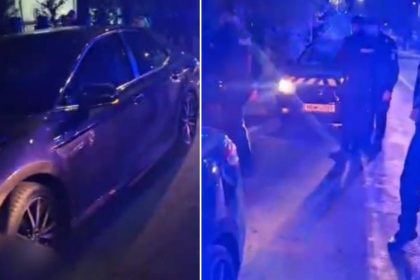Incident la Ambasada Rusiei barbat drogat a incercat sa intre cu masina