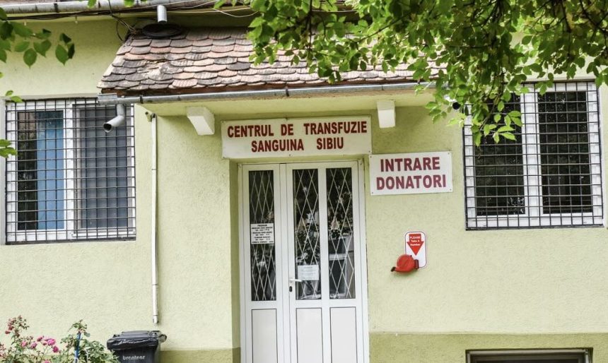 Locuitorii din Talmaciu nu pot dona sange o luna