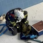 Pompierii sibieni salveaza o pisica din bazin