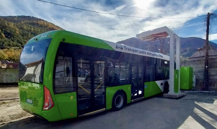 Premiera la Sadu Doua autobuze electrice pentru locuitori