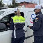 Sofer strain prins fara permis in Sibiu
