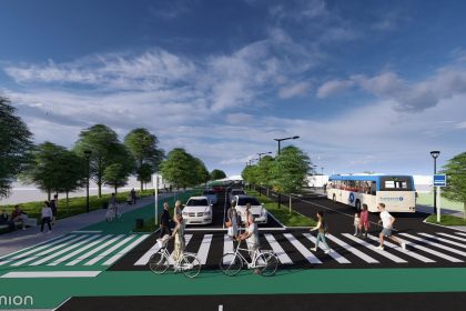 Solutia pentru pista de biciclete de pe Calea Shurii Mari va trece pe sub viaduct