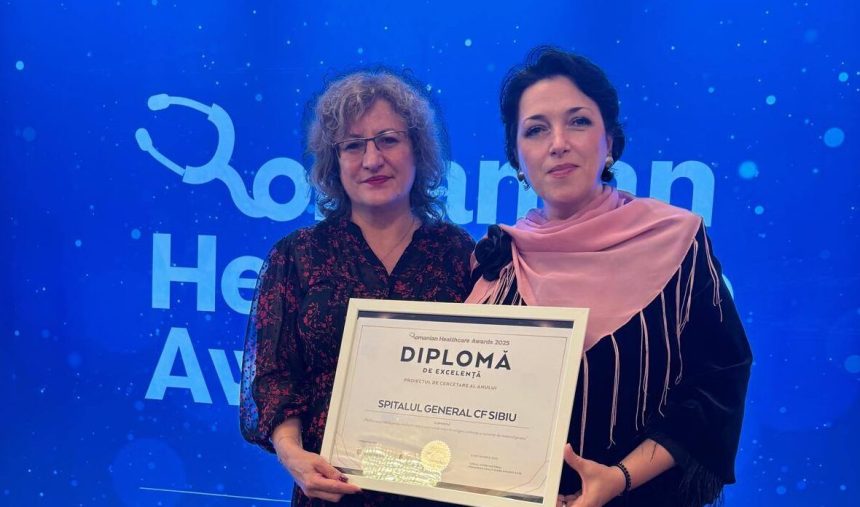 Spitalul CFR Sibiu premiat la Romanian Healthcare Awards