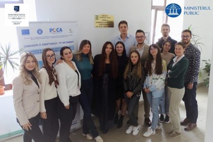 Studenti la Drept in practica la Parchetul Sibiu