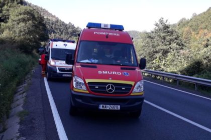 Trafic ingreunat pe Valea Oltului accident cu 4 masini