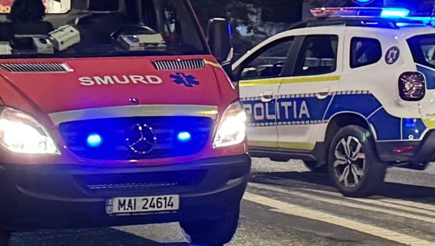 accident grav la sura mare pieton in stop cardio respirator