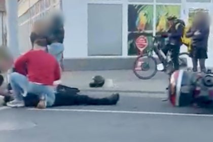motociclist ranit pe soseaua alba iulia din sibiu