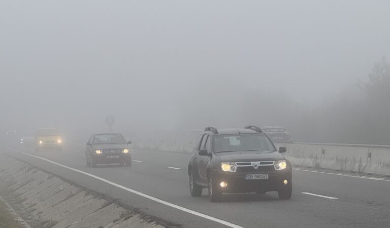 Ceata densa pe drumurile din Sibiu sfaturi utile