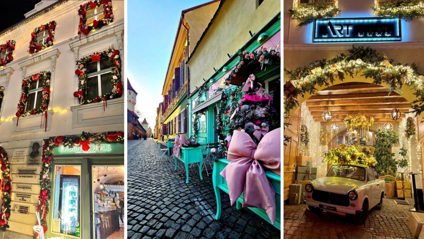Cele mai instagramabile cladiri de Craciun din Sibiu