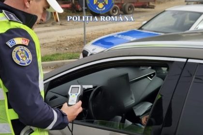 Doi soferi beti prinsi in nordul Sibiului