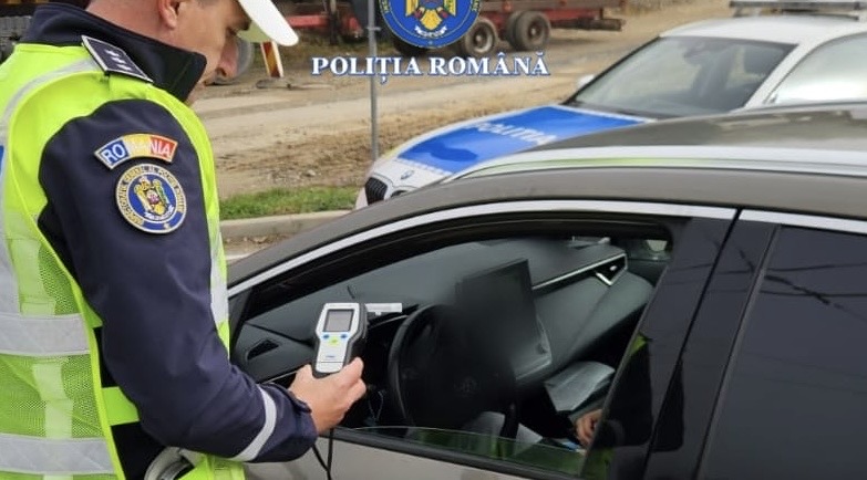 Doi soferi beti prinsi in nordul Sibiului