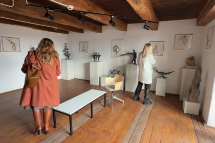 Emil Muresan omagiat la Medias prin expozitia Natura si Fantezie