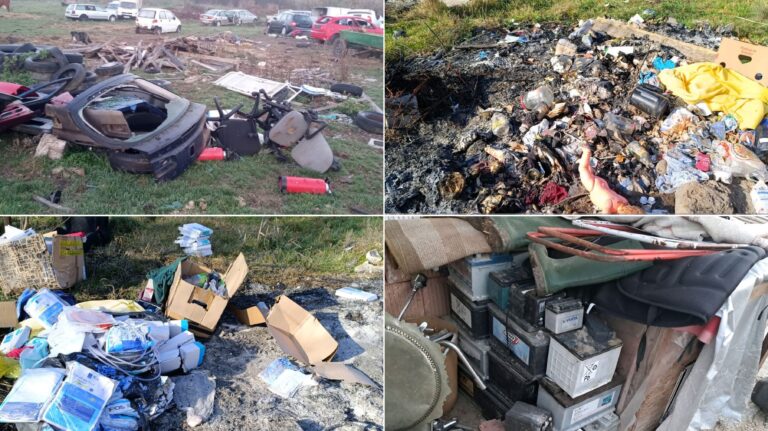 Focar de infectie la Rusciori Garda de mediu a ridicat deseuri