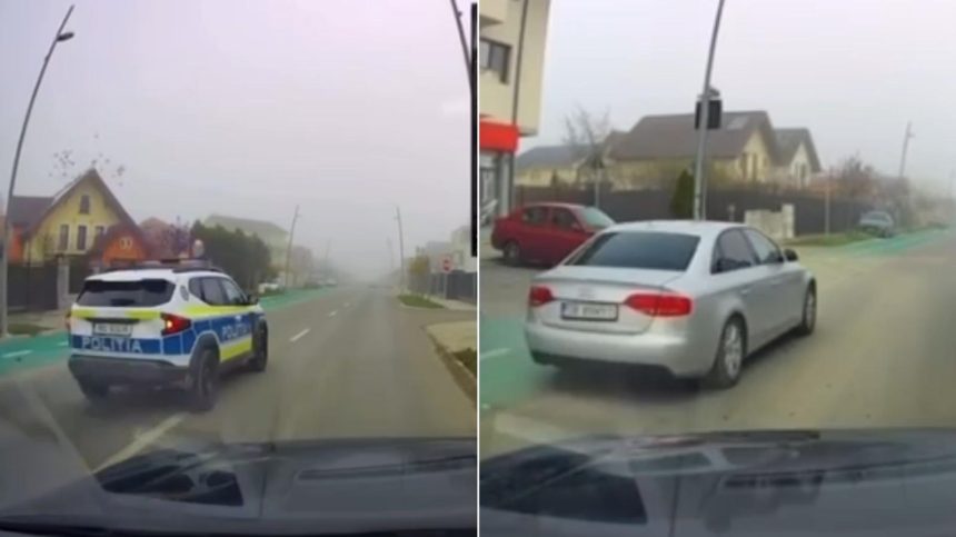 Fost polist urmarit de politie la Selimbr