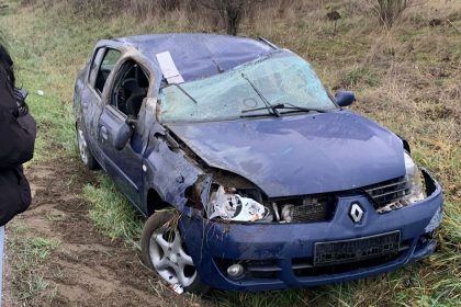 Impact puternic pe DN1 la iesirea din Cristian