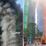 Incendiu devastator in Hong Kong 2000 de locuinte afectate