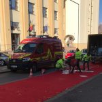 Marcajele rutiere de pe banda ambulantelor resuscitate video foto