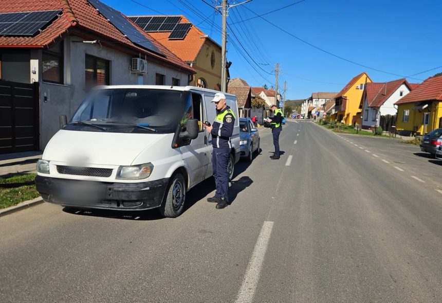 Masina cu numere false prinsa in trafic la Sibiu