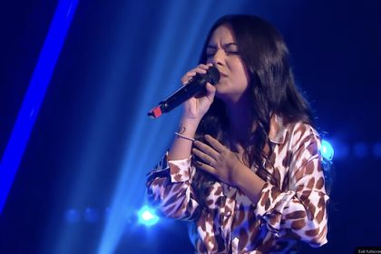 Moment magic la Vocea Romaniei Sunamita Beza a impresionat antrenorii