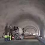 Pas urias pe Autostrada Sibiu Pitesti prima galerie turnata complet