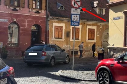 Pietonala si nu prea Masini in centrul orasului