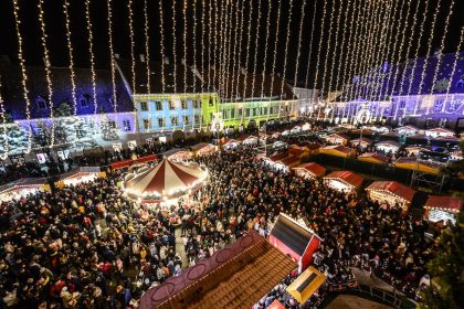 Premier la Sibiu vizitatorii Targului de Craciun numarati AI