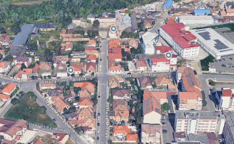 Proiect imobiliar in centrul din Medias 4 blocuri