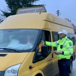 Razie fulger la microbuzele scolare din Sibiu