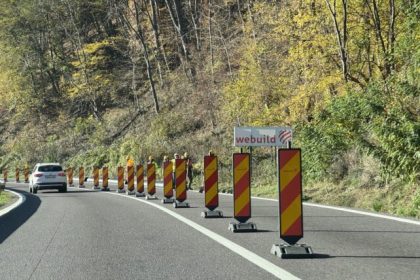 Restrictii pe Valea Oltului trafic blocat in doua zone