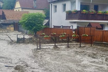 Risc de viituri pe rauri din Sibiu alerta emisa